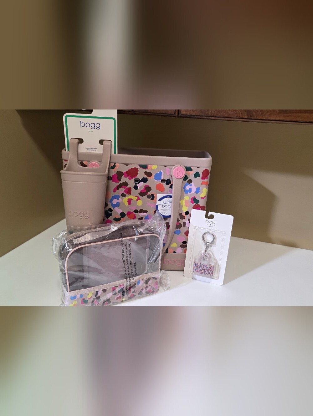 Bogg Bag Baby Neon Jungle With Accessories